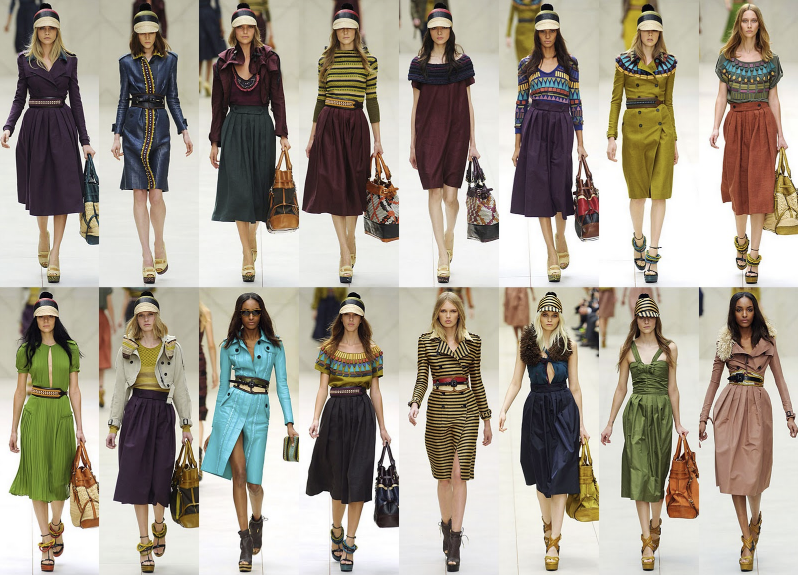 Burberry spring/summer 2012 collection