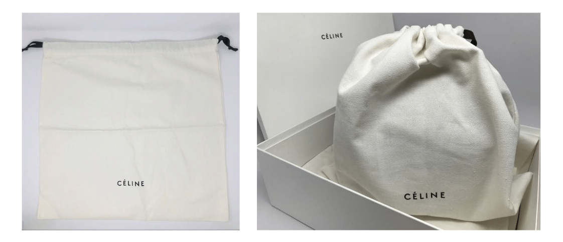 dust bag-วิธีตรวจสอบกระเป๋า celine-how to check celine serial number-authentic celine bag vs fake