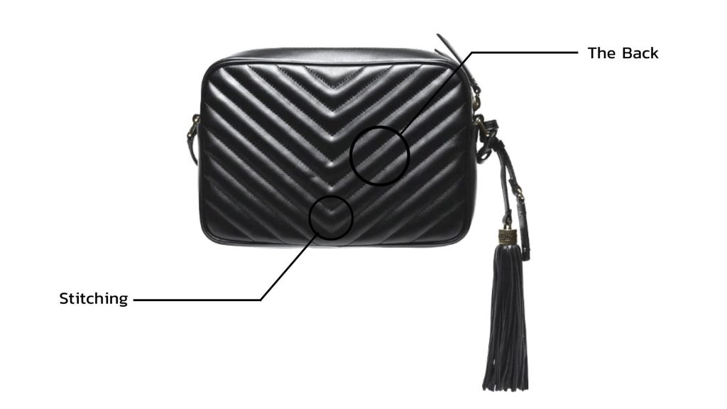 YSL Camera Bag - Anatomy of Bag - ด้านหลัง