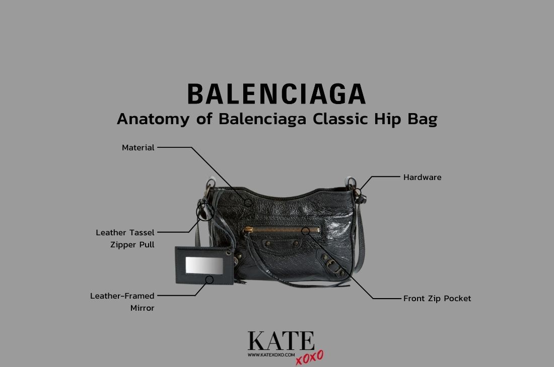 100 Authentic Balenciaga Classic Gold Hip Bag Used w Receipt  Shopee  Philippines