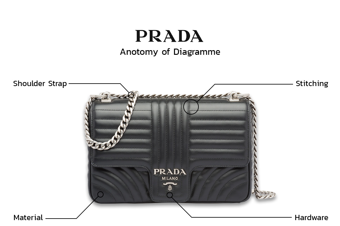 Prada Diagramme Bag - Anatomy of Bag - KATE? STYLE