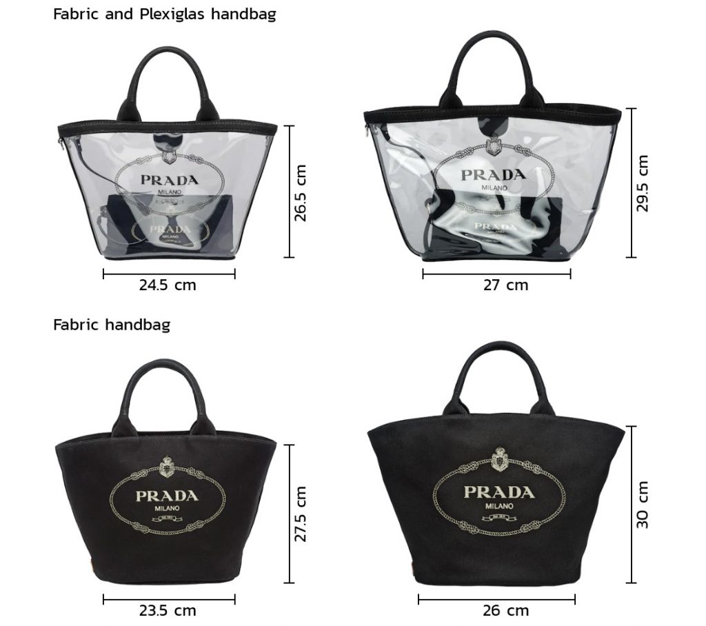 Prada Fabric Handbag Anatomy of Bag