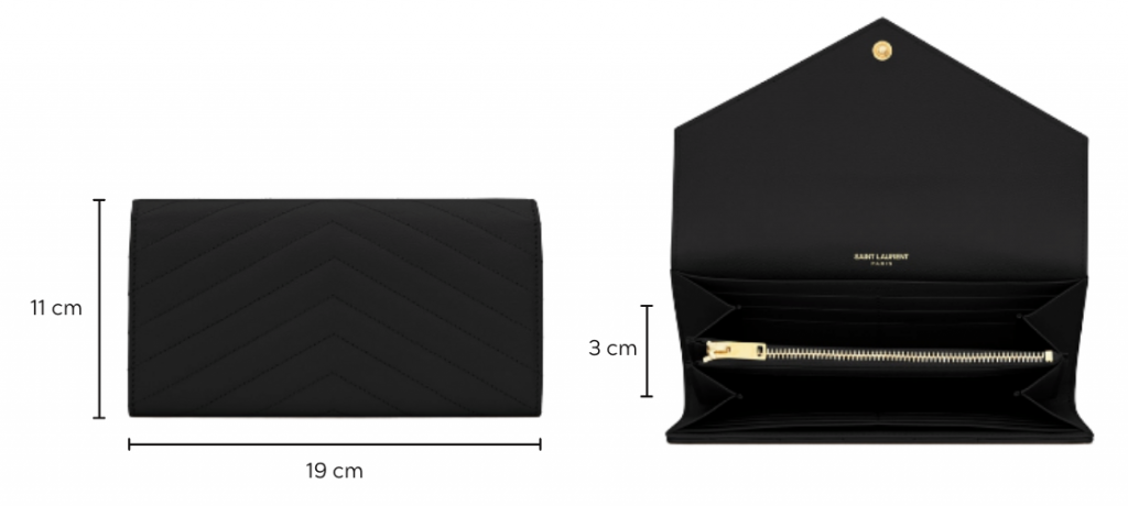 Saint Laurent Monogram Large Flap Wallet