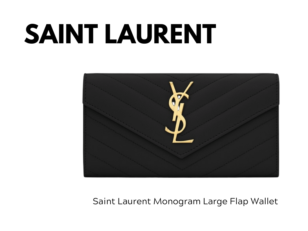 Saint Laurent Monogram Large Flap Wallet
