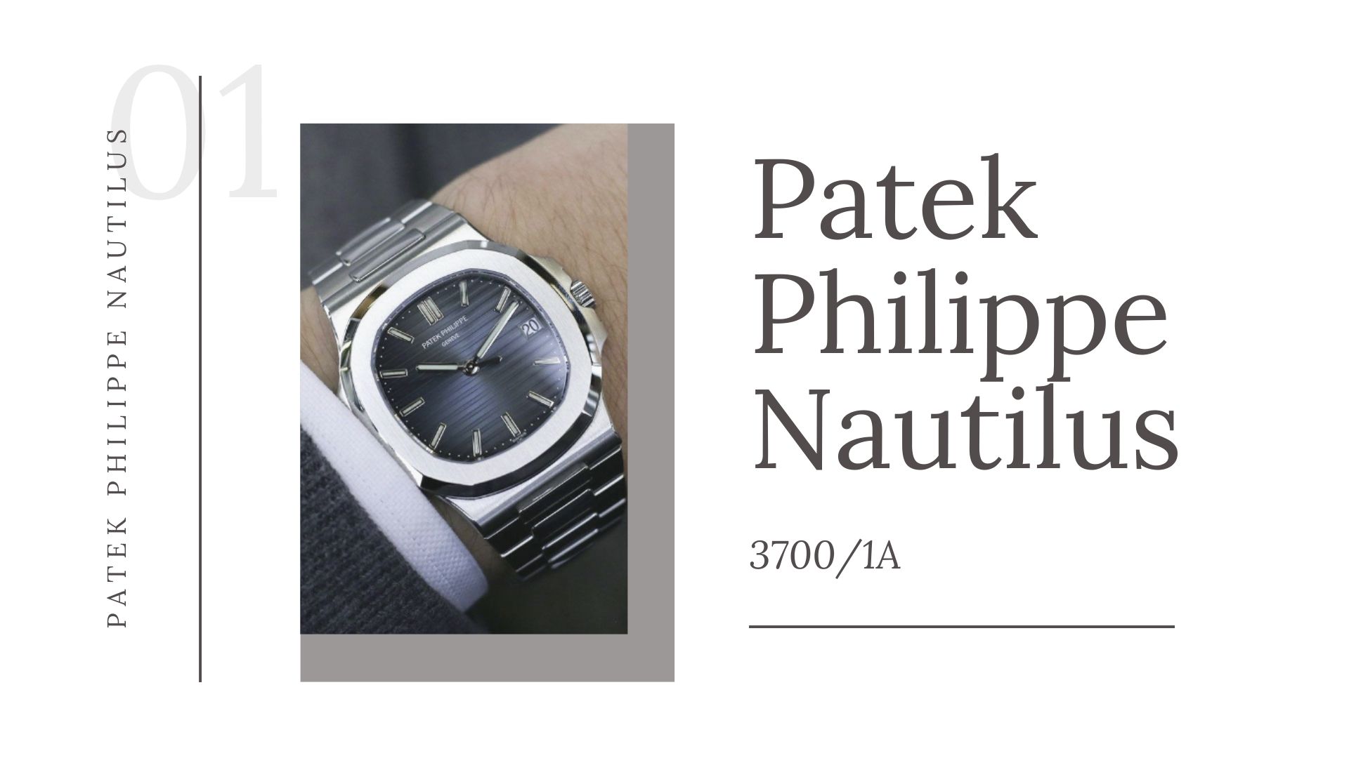 Patek Philippe Nautilus รุ่น 3700/1A