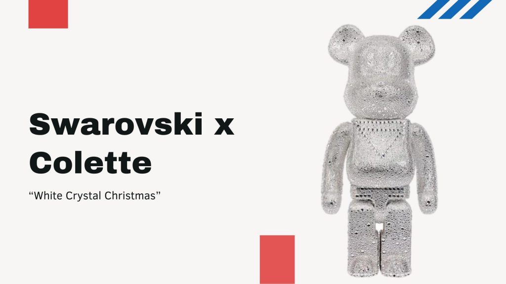 Swarovski x Colette “White Crystal Christmas” Bearbrick