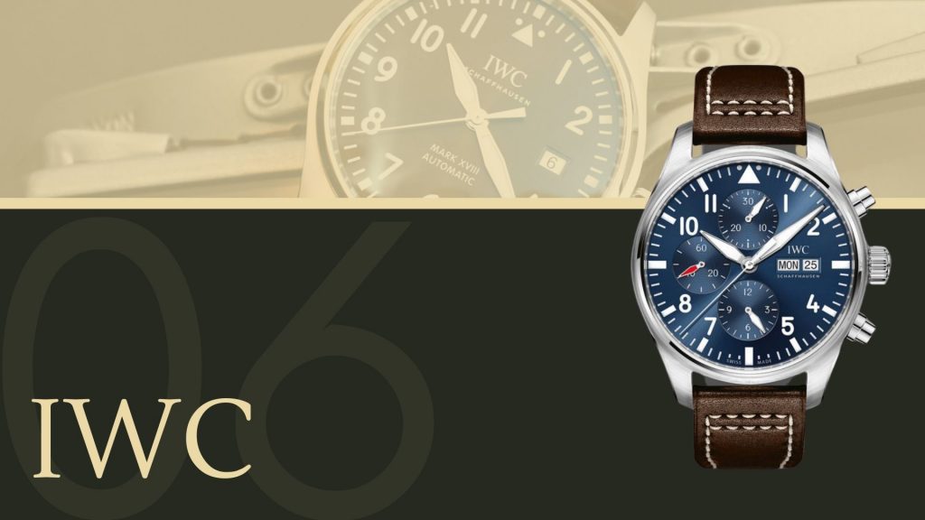 IWC WATCH International Watch Company--top 10 watch-top 10 watch brands-top 10 watches-top 10 watches for men-top 10 watch brands for men-top 10 watches in the world