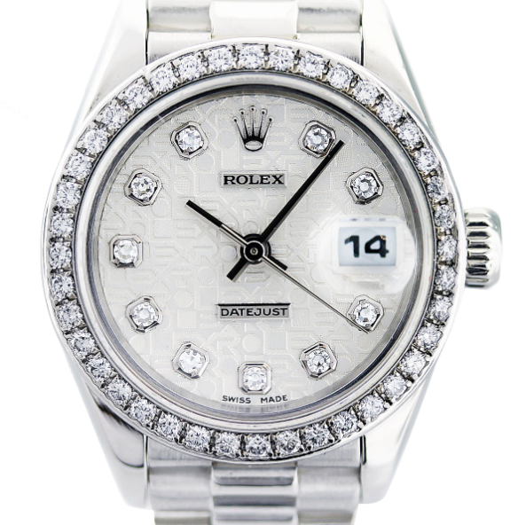 นาฬิกา rolex ที่แพงที่สุด - Rolex Datejust Ladies Platinum Watch