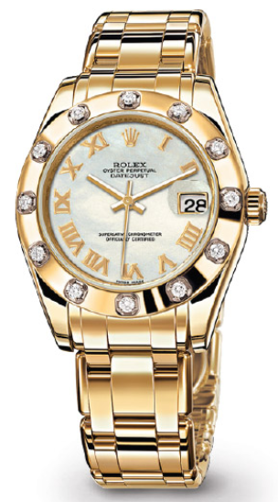 Rolex Datejust Special Edition Yellow Gold Watch