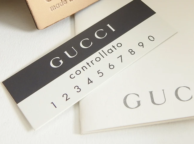 Controllato Card- กระเป๋ากุชชี่แท้ดูยังไง - เช็คโค้ด gucci - ตรวจสอบ serial number gucci