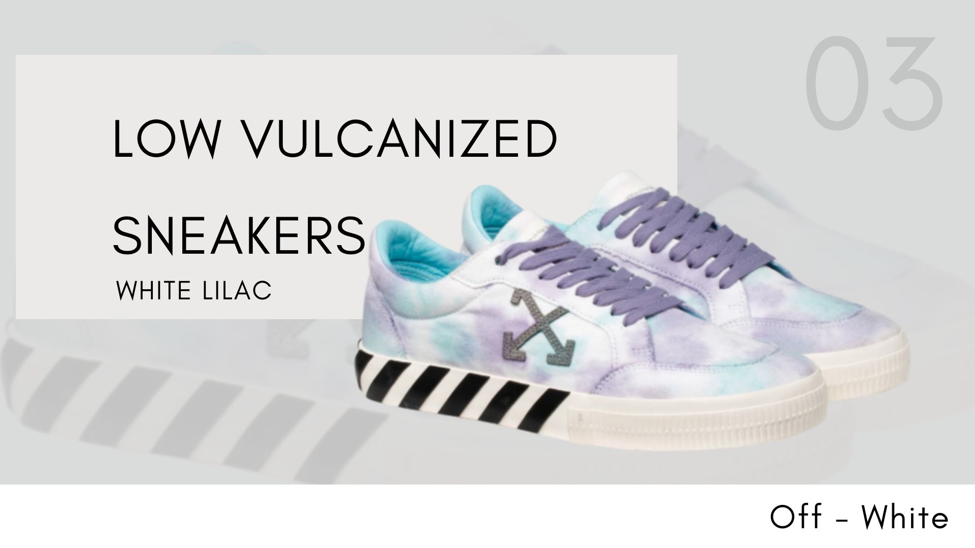 Off-White Sneaker รวมฮิตมาแรง LOW VULCANIZED SNEAKERS