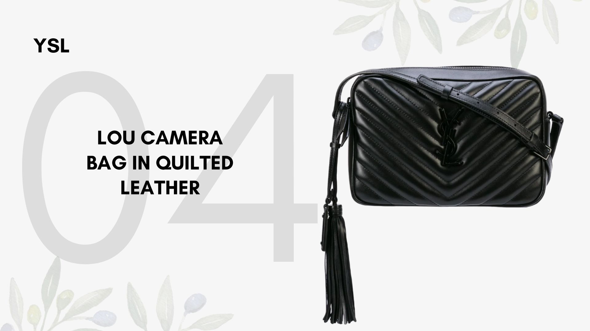 LOU Camera Bag In Quilted Leather