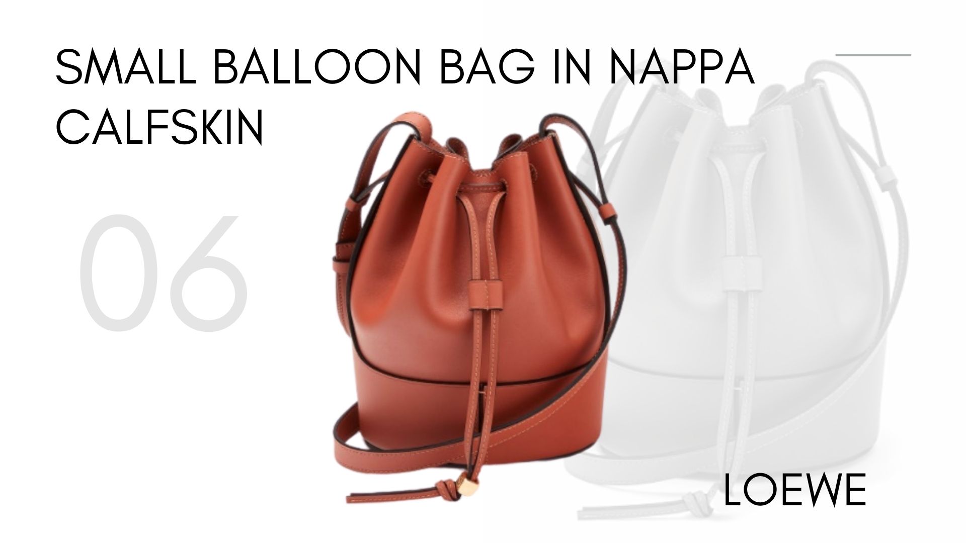 Small Balloon bag in nappa calfskin - กระเป่าโลเอเว่ 