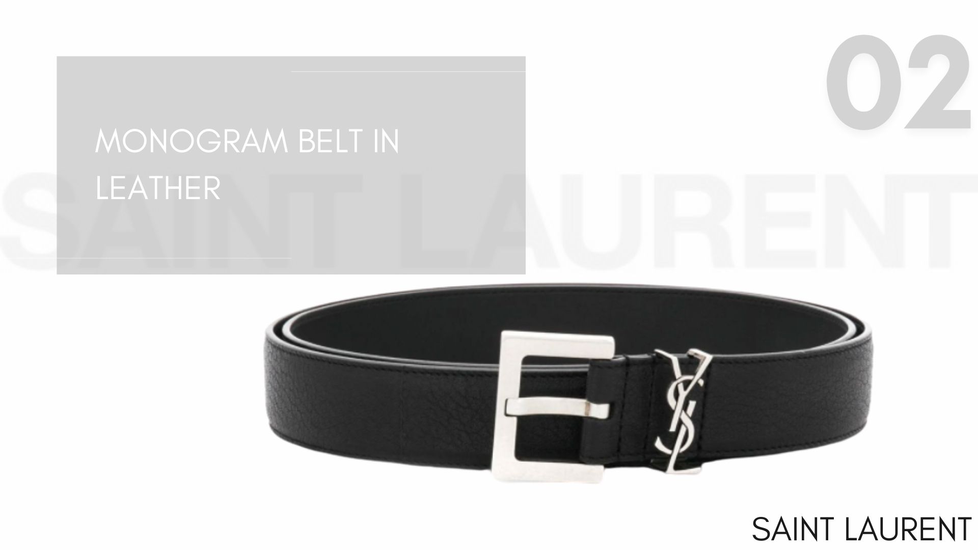Monogram Belt In Leather รวม 10 Belts ฮิตตลอดกาล