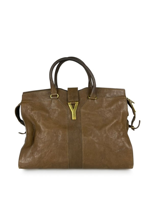 Yves Saint Laurent Large Cabas Chyc In Brown