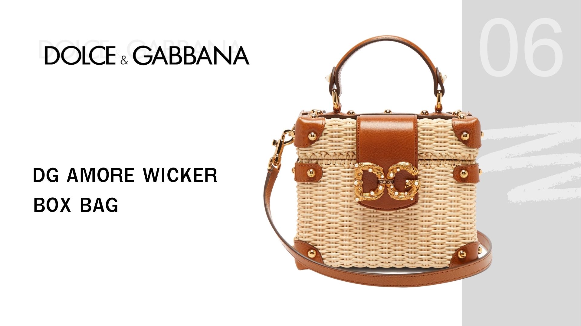 เอาใจคนอินเลิฟกระเป๋าสานด้วย .... Luxury Brand สุดฮอต DG Amore Wicker Box Bag