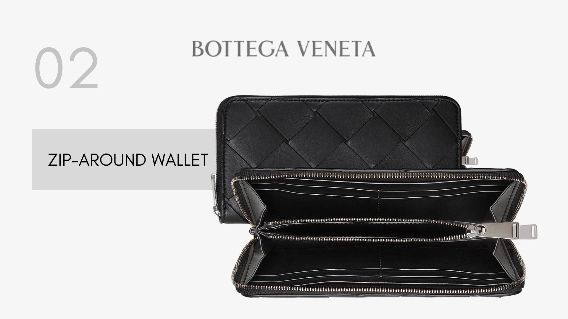 รวมกระเป๋าตังค์ Bottega Veneta รุ่นฮิตในปี 2020 ZIP-AROUND WALLET