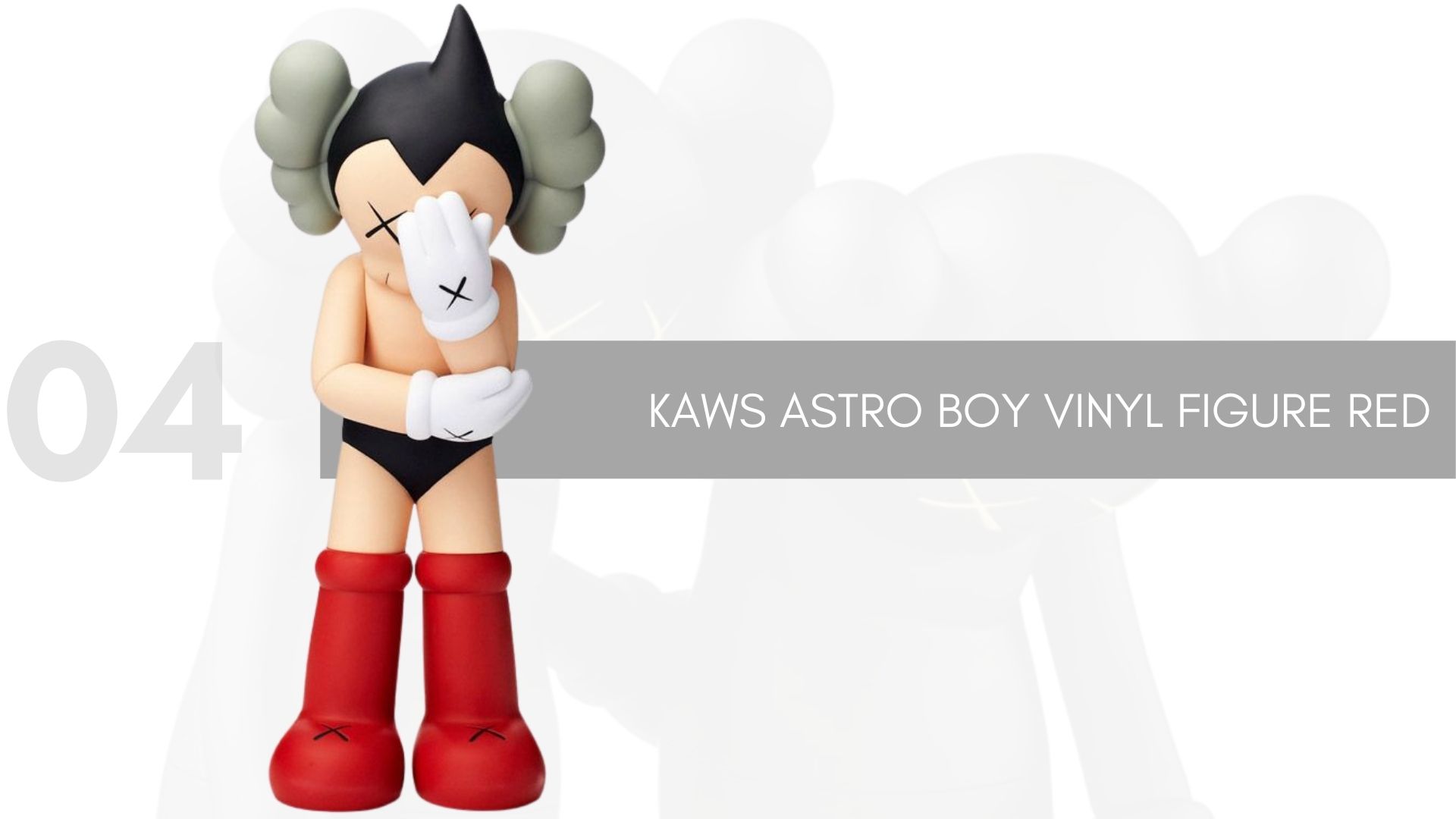 KAWS Astro Boy Vinyl Figure Red
