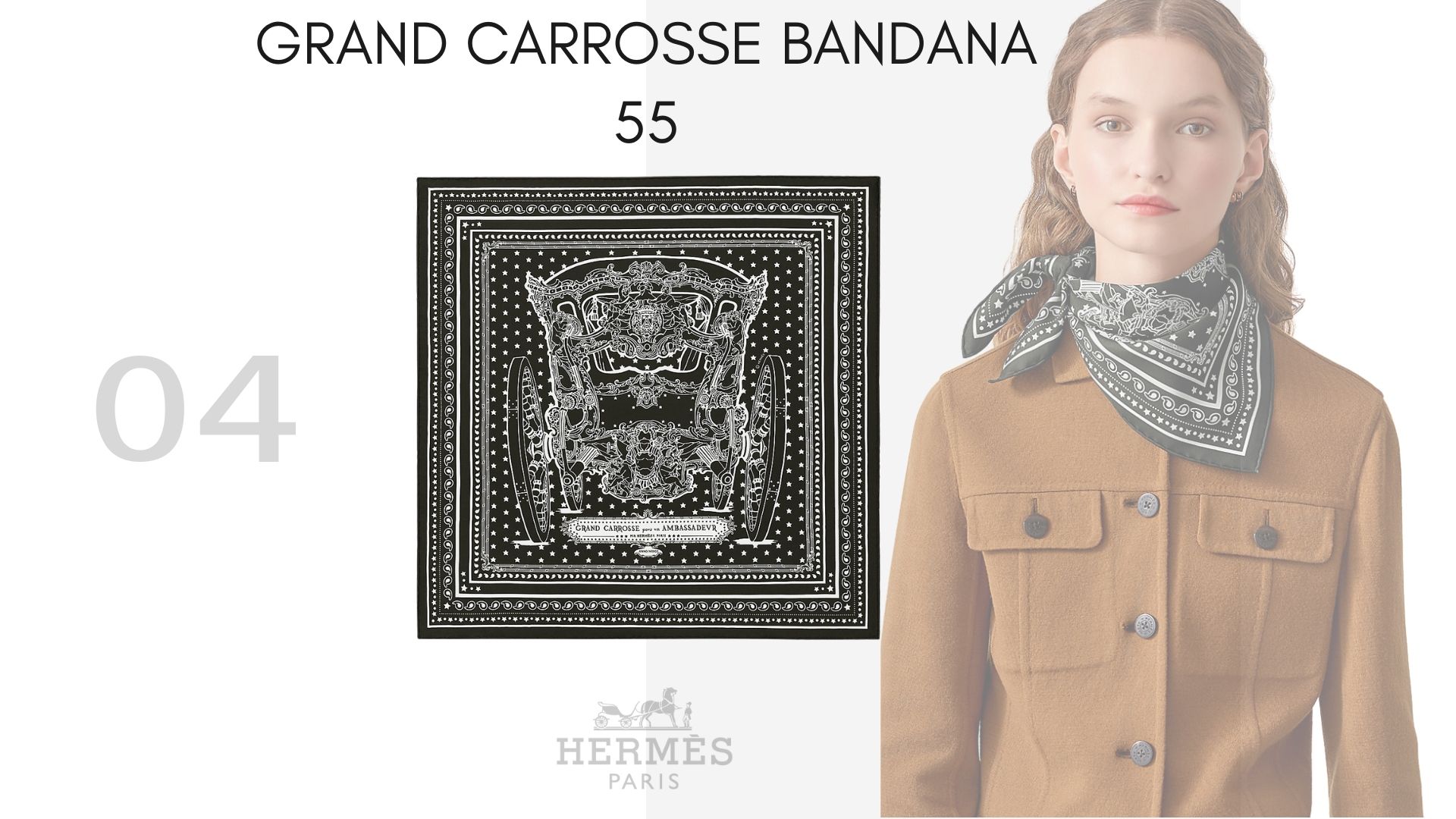 Grand Carrosse bandana 55