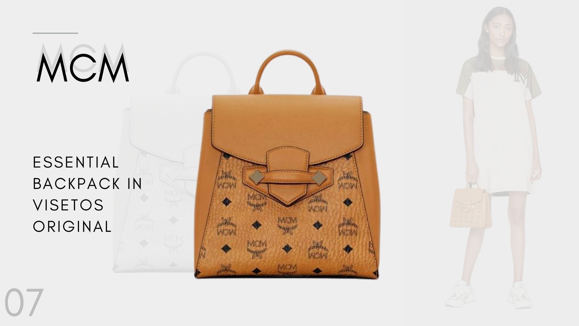 เจาะลึกราคากระเป๋า MCM มาแรง 2020 !! Essential Backpack in Visetos Original