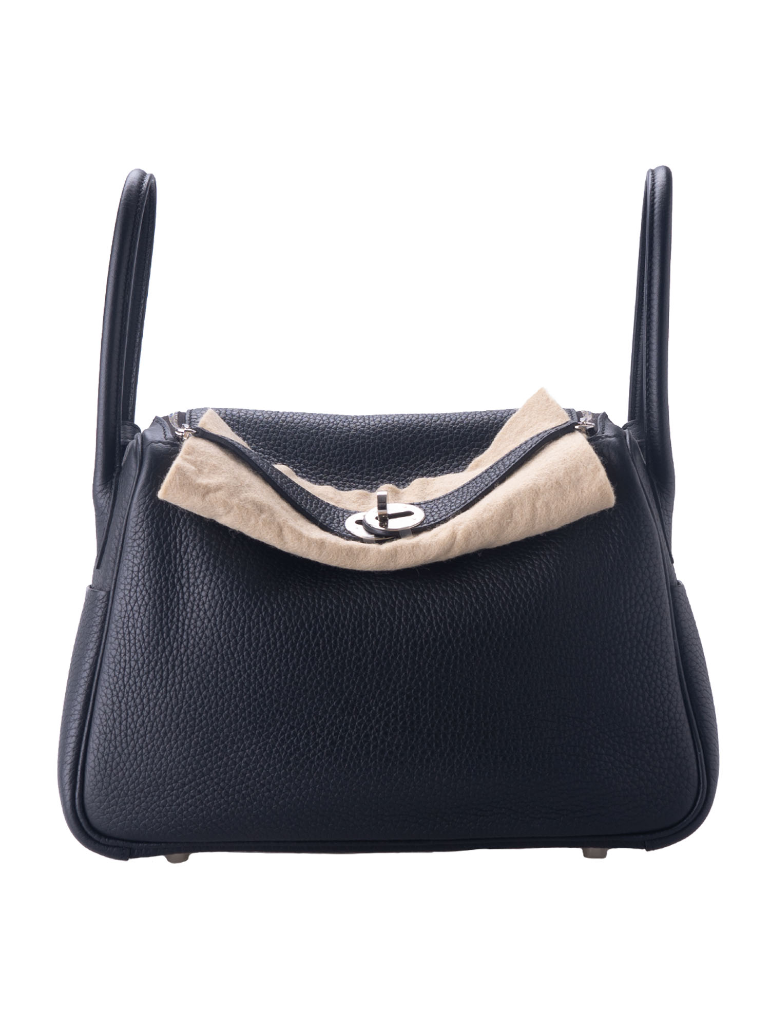 Hermes Lindy 30 Clemence Black SHW - Used Authentic BagArtboard 1