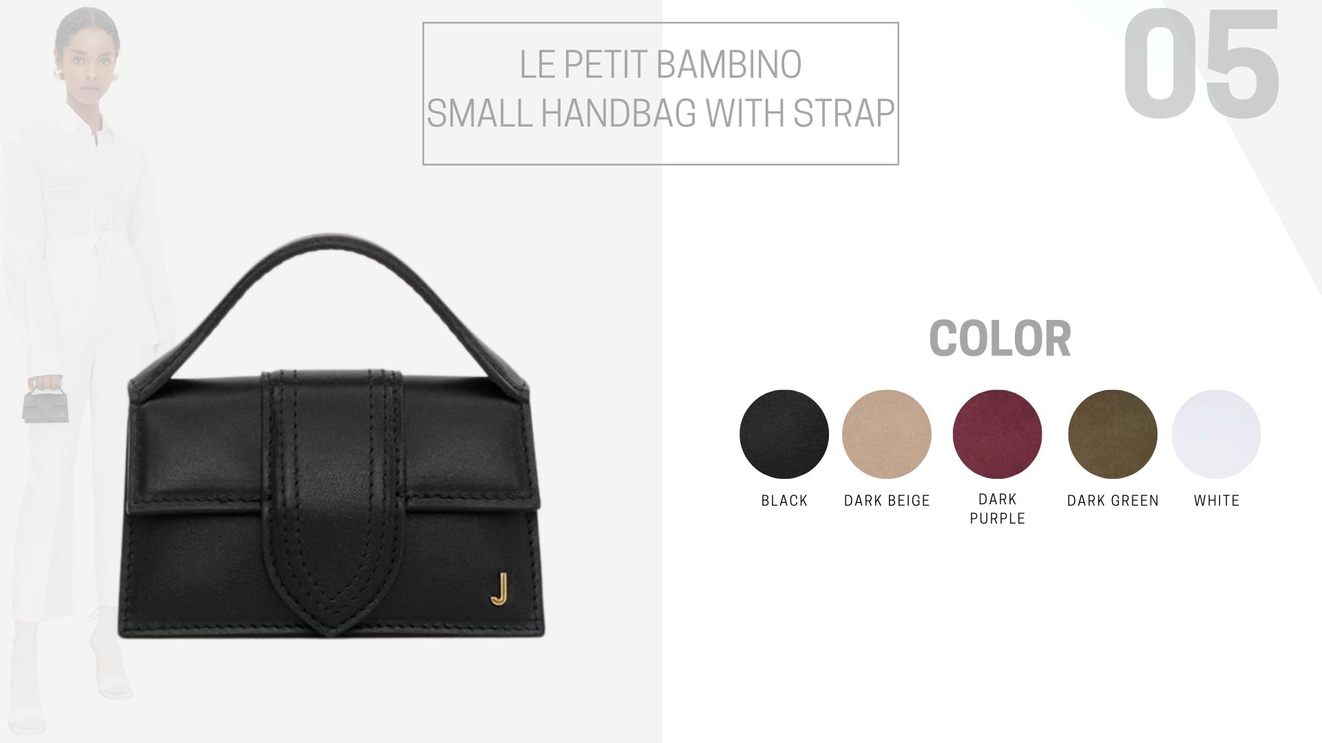 Le petit Bambino Small handbag with strap
