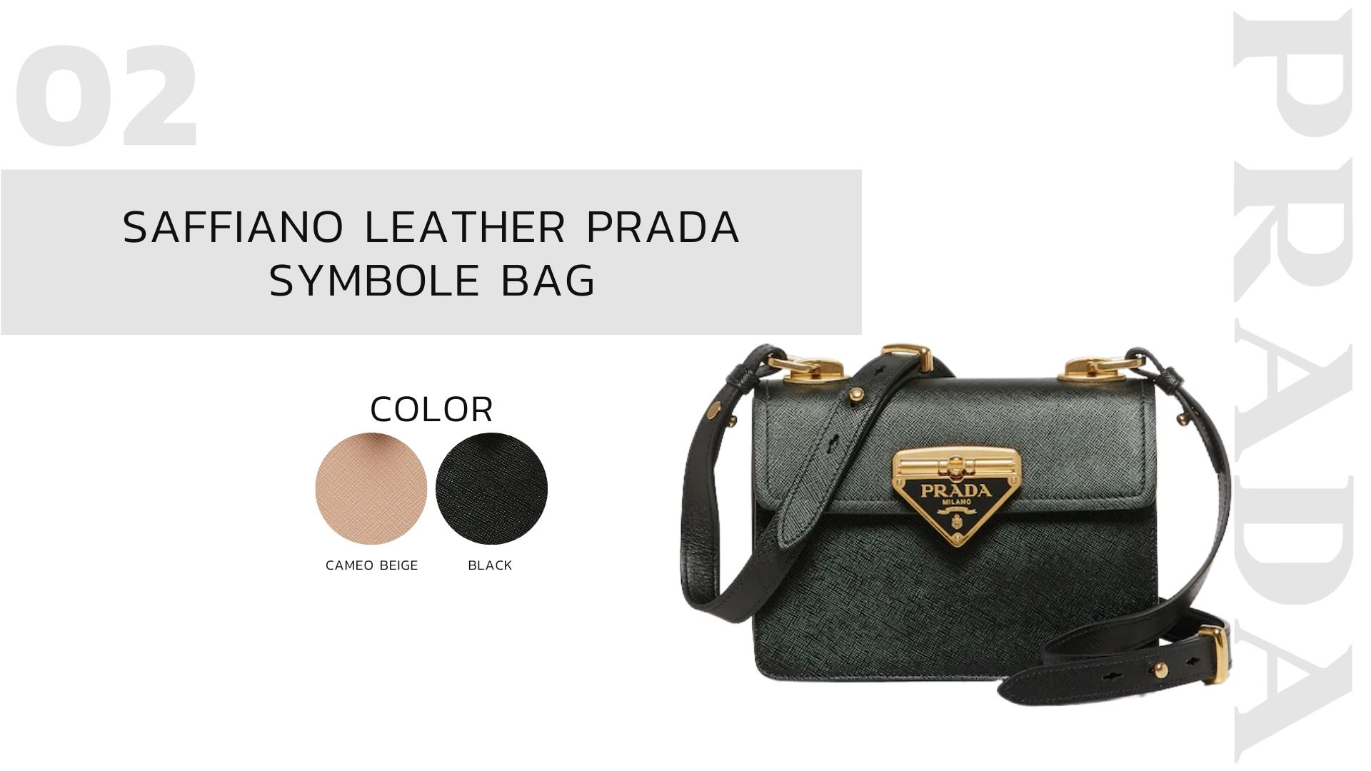 Saffiano leather Prada Symbole bag