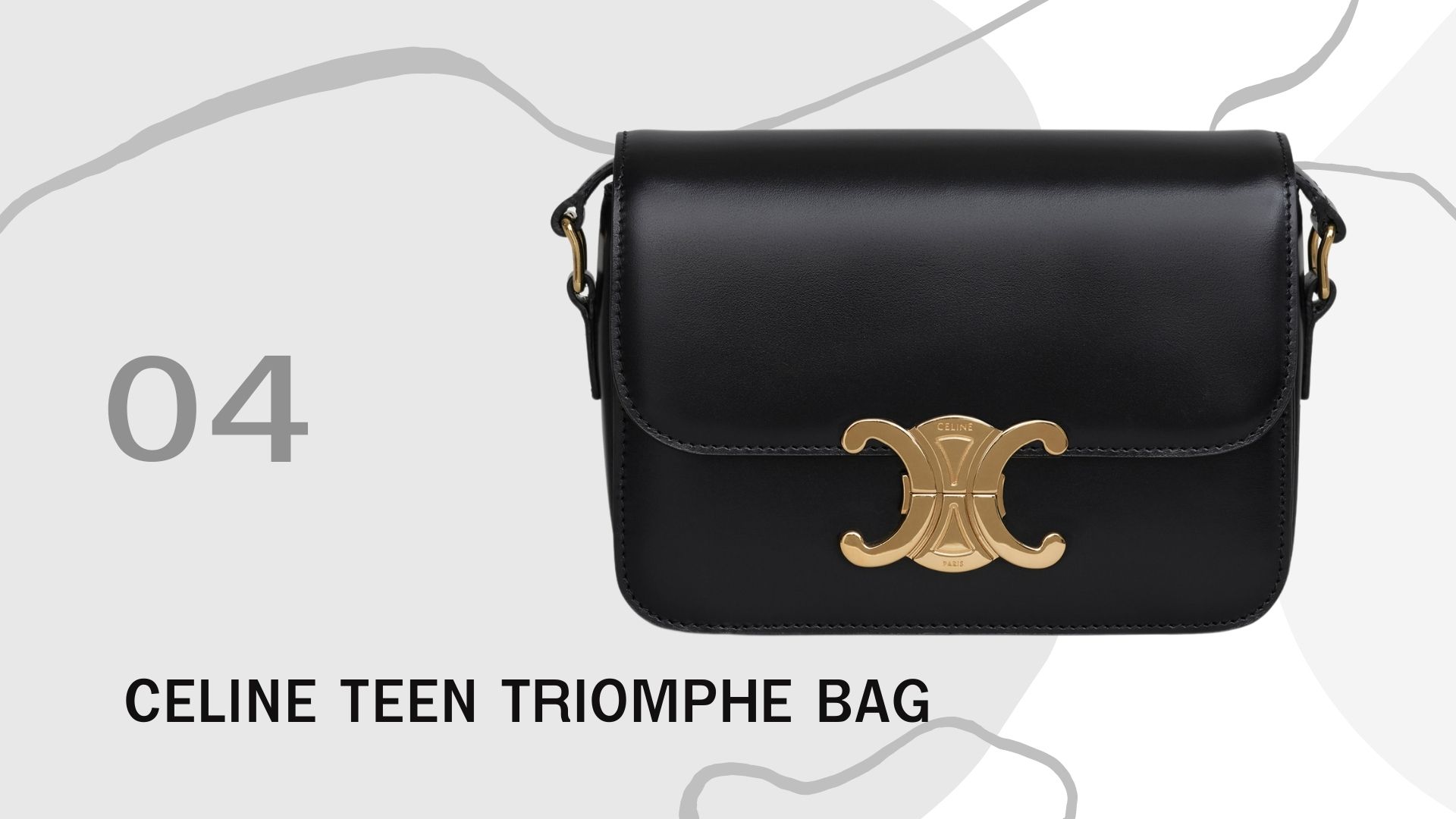 รวม 10 กระเป๋า ที่มาแรงทั้งหมดในปี 2020 นี้ Celine Teen Triomphe Bag