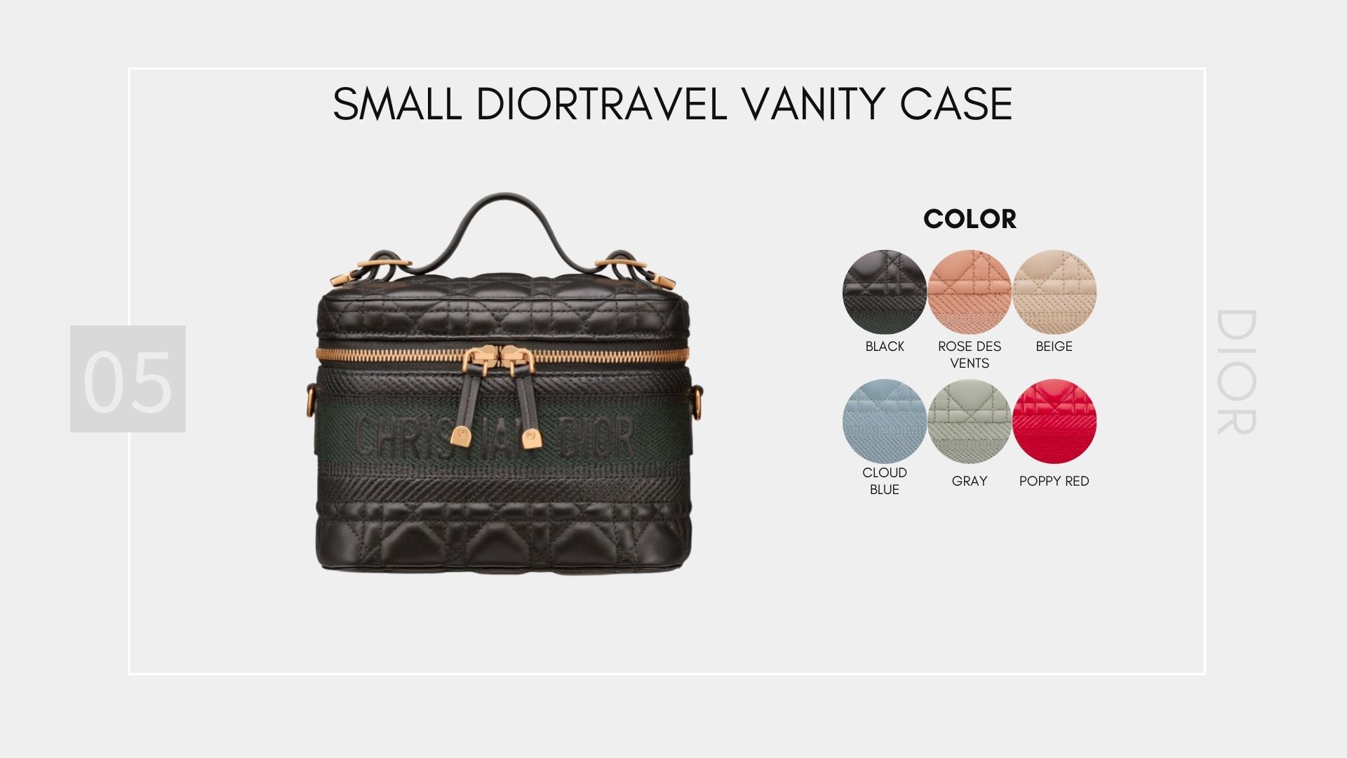 รวม Item Dior Collection ใหม่  Small DiorTravel Vanity Case 