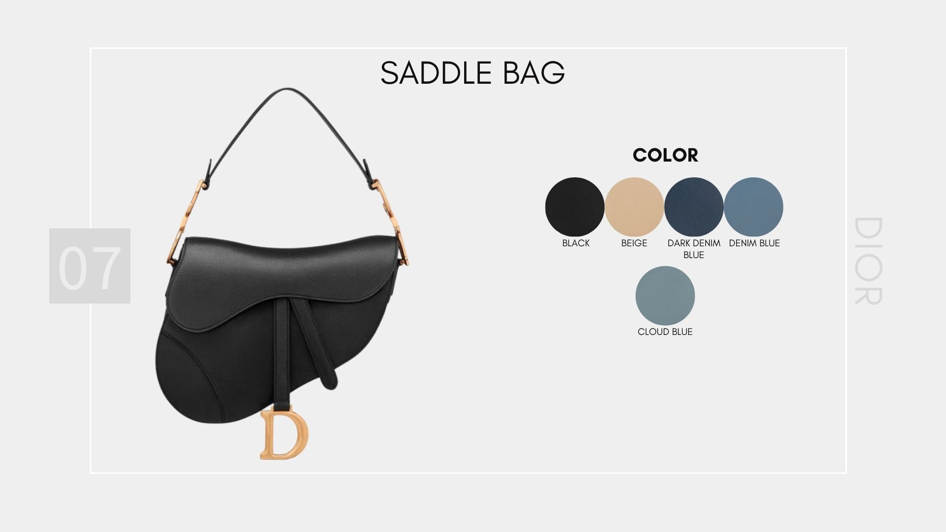 รวม Item Dior Collection ใหม่  Saddle Bag