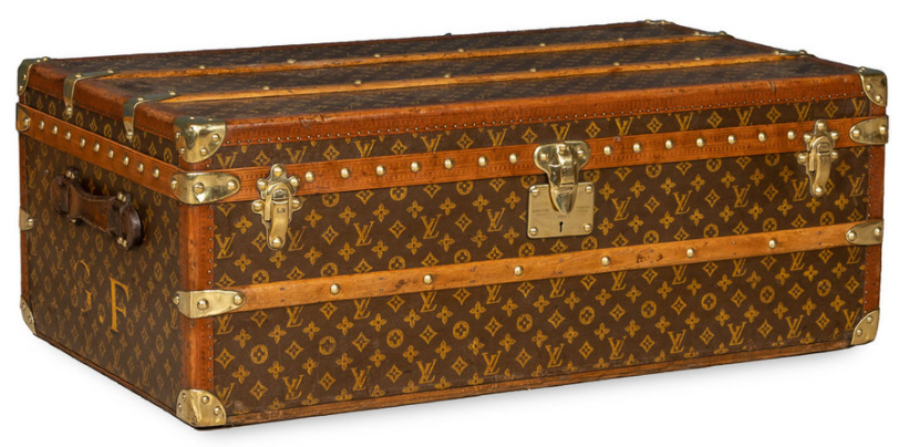 LOUIS VUITTON CABIN TRUNK IN MONOGRAMMED CANVAS, FRANCE c.1920