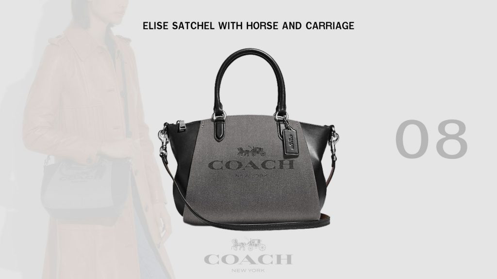 ELISE SATCHEL WITH HORSE AND CARRIAGE