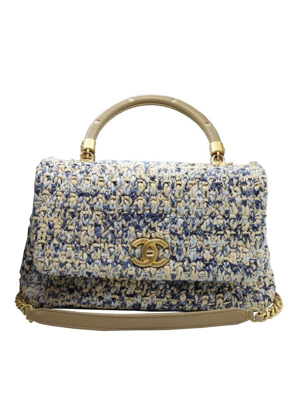 Chanel Coco Seasonal Mini Flap Bag with Top Handle
