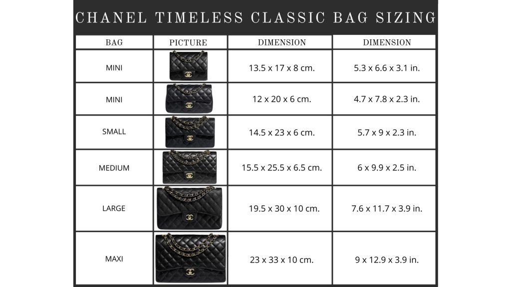 Chanel Size Guide-chanel-size-guide-chanel size guide clothing-chanel size-ขนาดกระเป๋า chanel-chanel classic