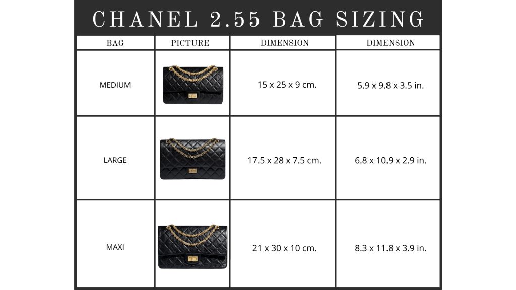 Chanel Size Guide-chanel-size-guide-chanel size guide clothing-chanel size-ขนาดกระเป๋า chanel-chanel classic-chanel 2.55