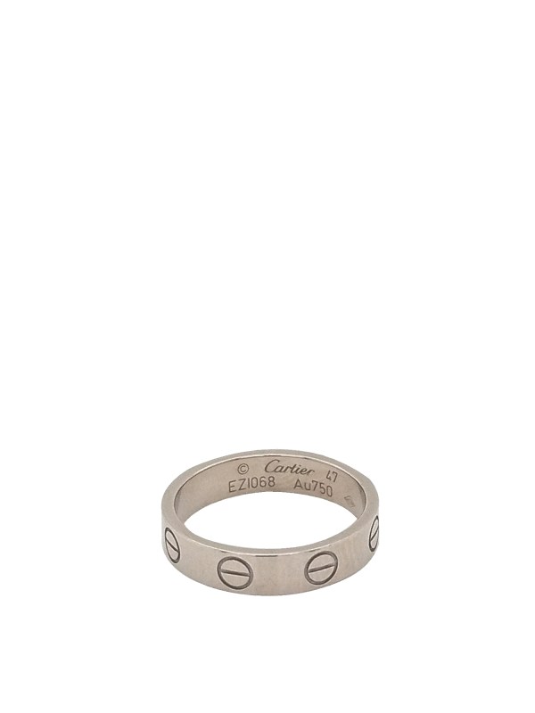Cartier Love Ring in White Gold Size 47