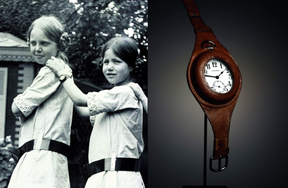 Jacqueline กับ นาฬิกา porte-oignon ในปี ค.ศ. 1912