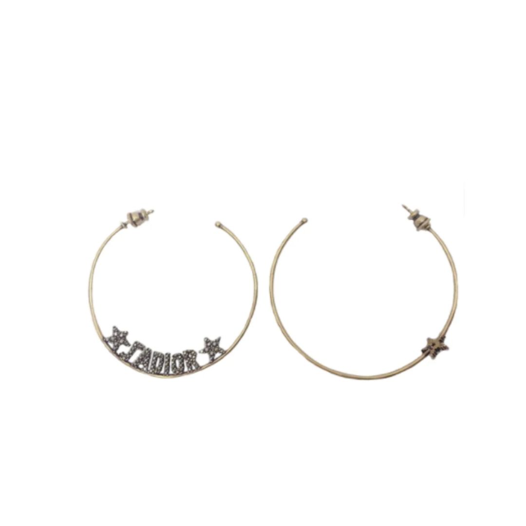 Dior J'ADIOR Earrings in Aged Gold-tone Metal