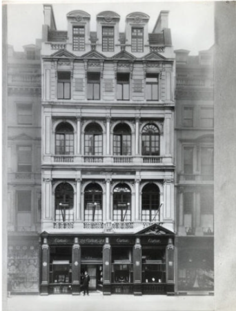 คาร์เทียร์สาขาแรกในลอนดอน อาคารเลขที่ 4 ถนน New Burlington
