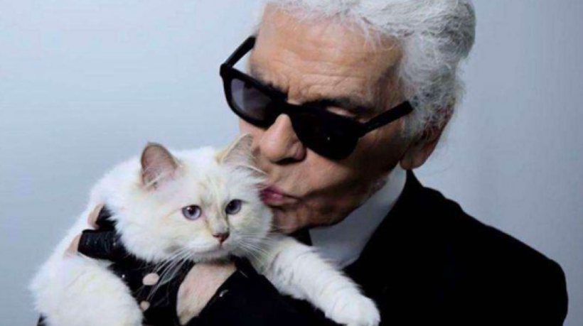 Karl Lagerfeld และ Choupette แมวของ Karl Lagerfeld
