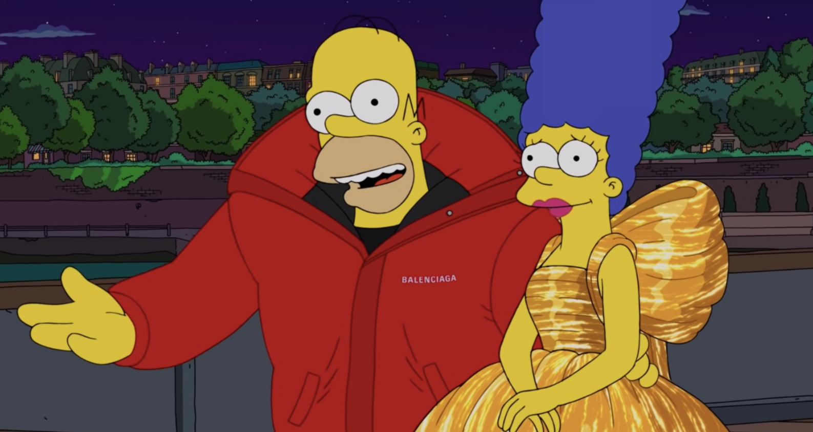 Homer และ Marge Simpsons