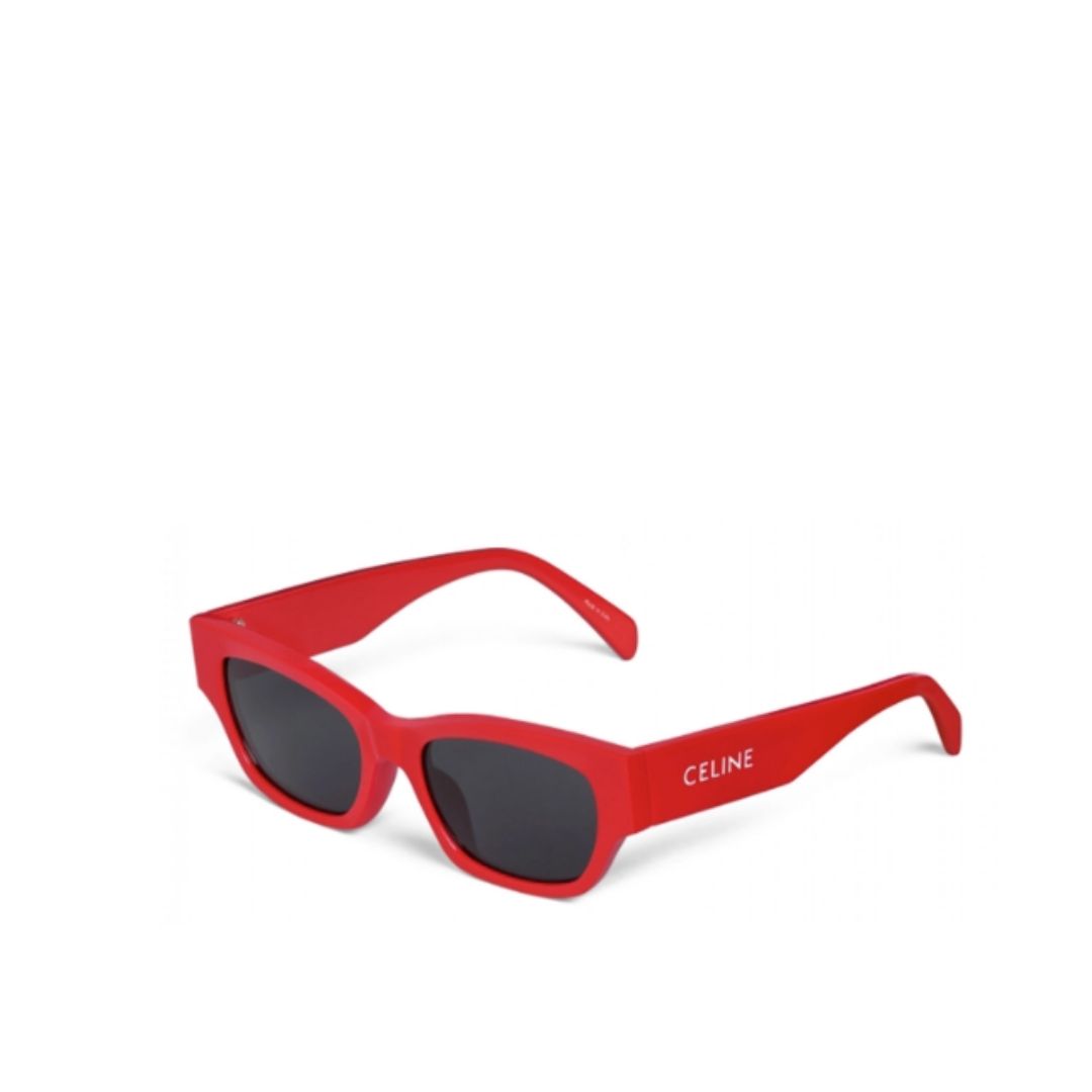 Celine Monochroms 01 Sunglasses Acetate in Bright Red
