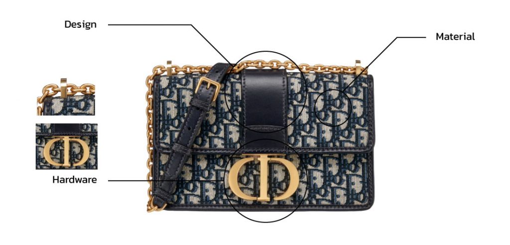 Dior 30 Montaigne Chain Bag กระเป๋าแบรนด์เนมมือ 2