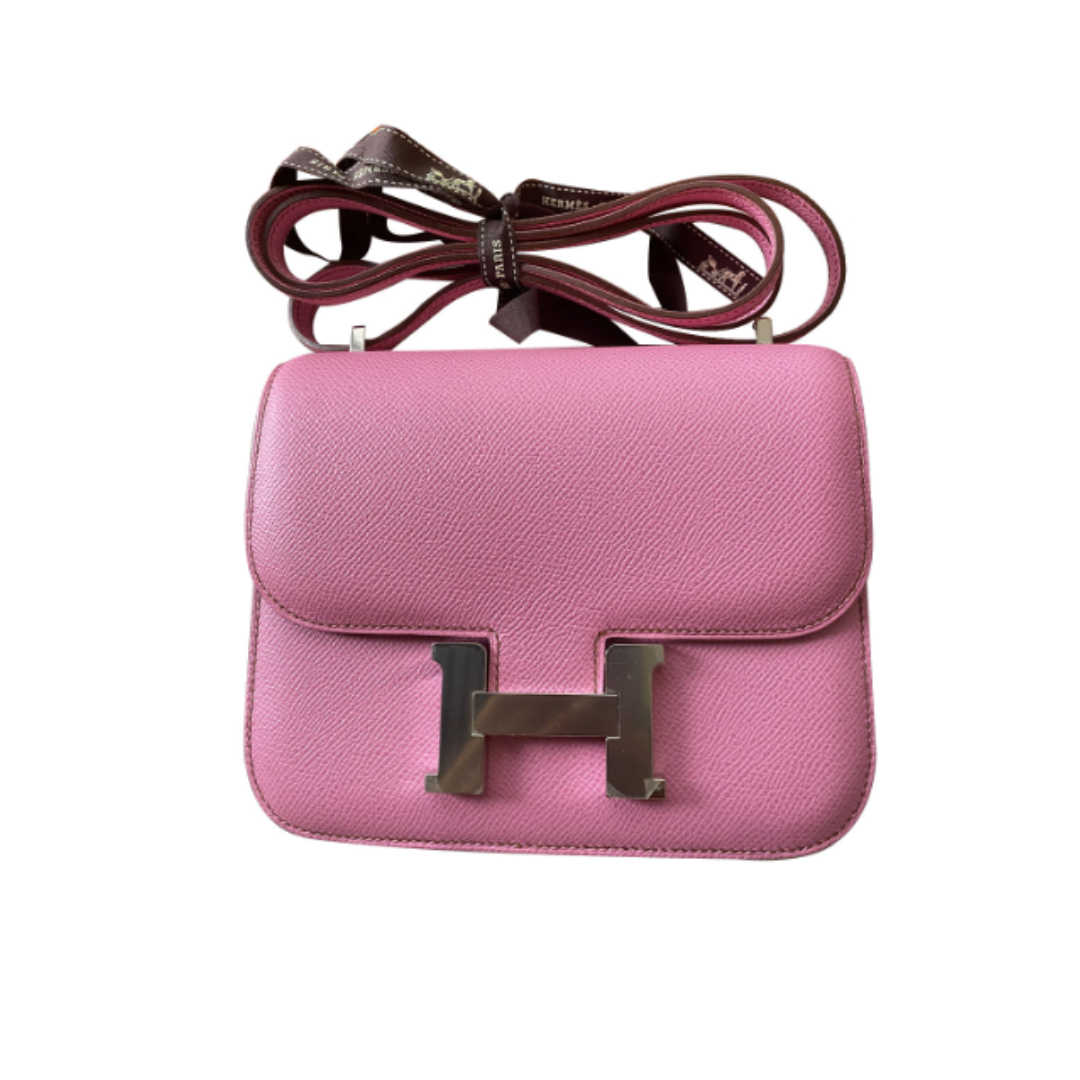 Hermes Constance Size 18 in Pink Bubblegum Epsom PHW Bag