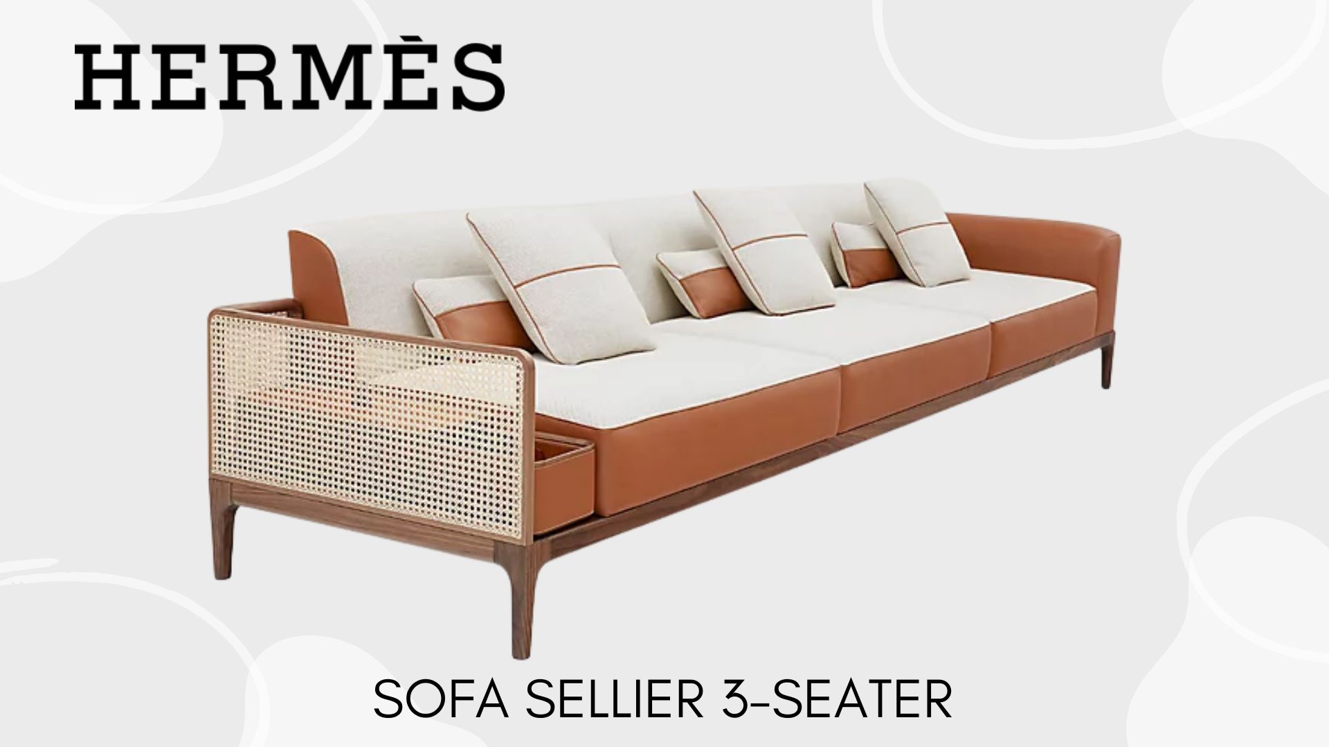 รวมแบรนด์หรู กับไลน์ Furniture และของตกแต่งบ้าน ที่หรูไม่แพ้งานกูตูบนรันเวย์ Sofa Sellier 3-Seater