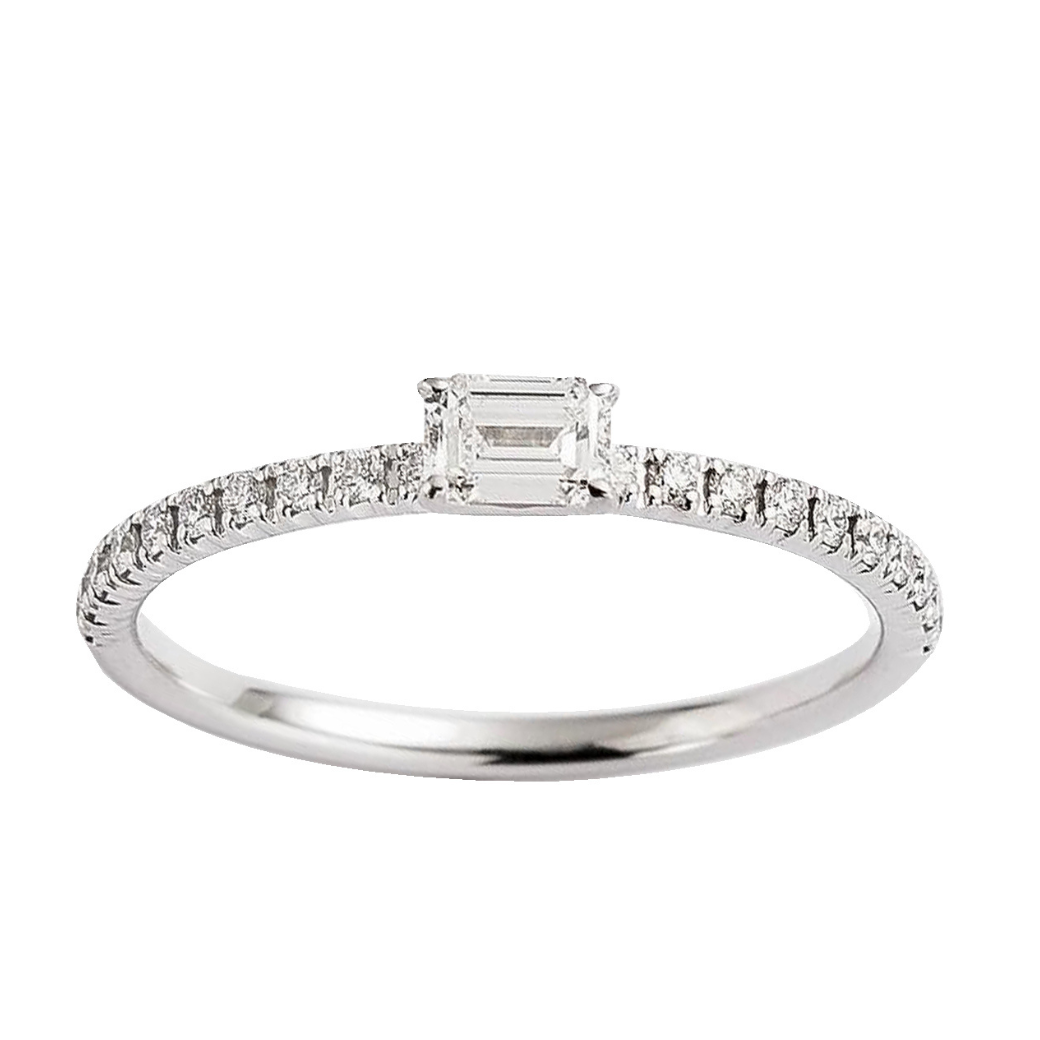 Cartier Étincelle De Cartier Ring 18K White Gold-Diamonds