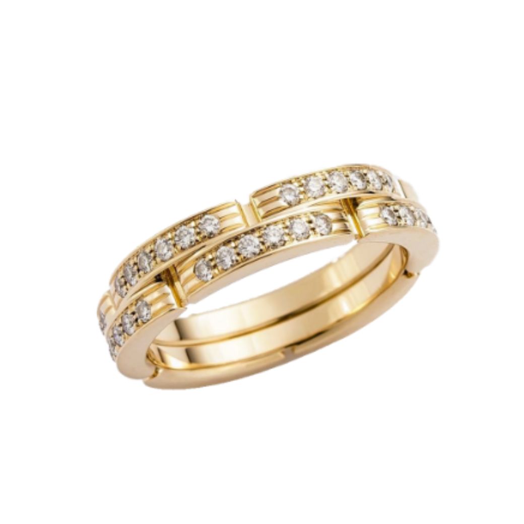 Cartier Maillon Panthère Wedding Band-Diamond Ring