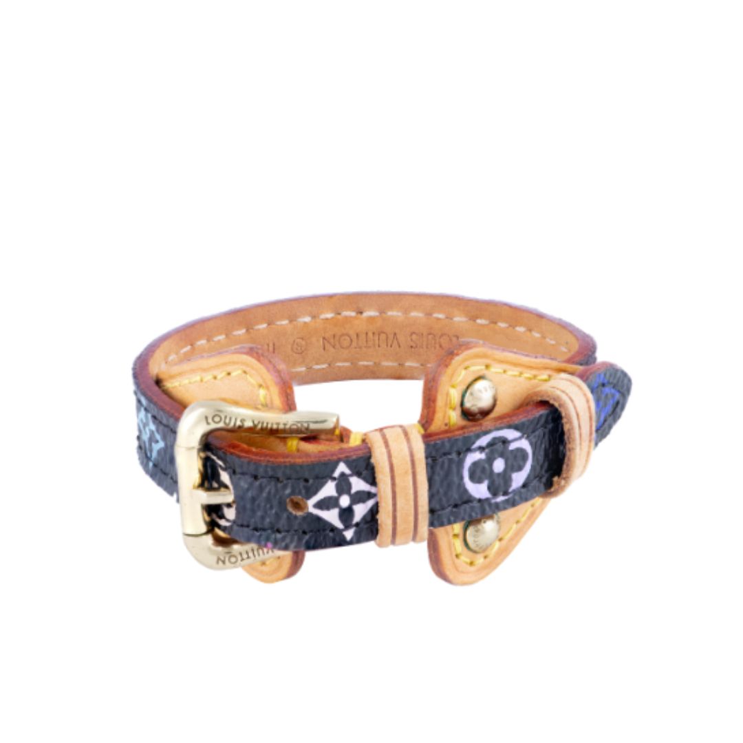 Louis Vuitton Black Multicolor Monogram Bracelet