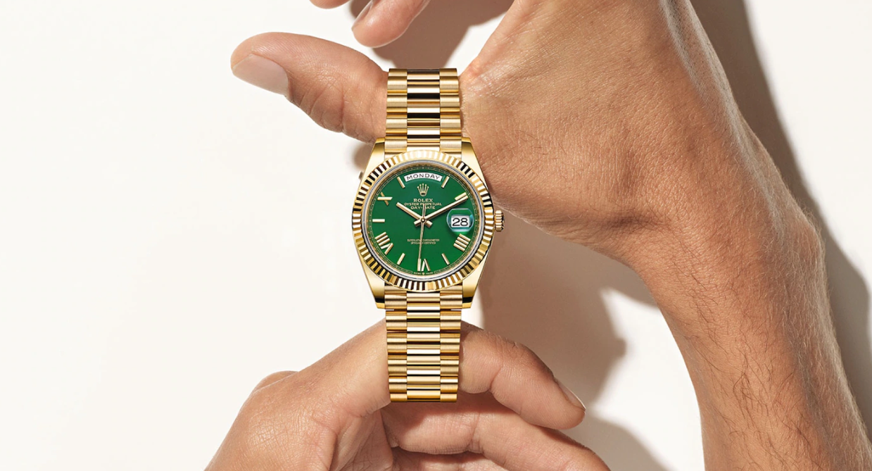นาฬิกา Rolex รุ่น Day-Date สีเขียว Dreen 