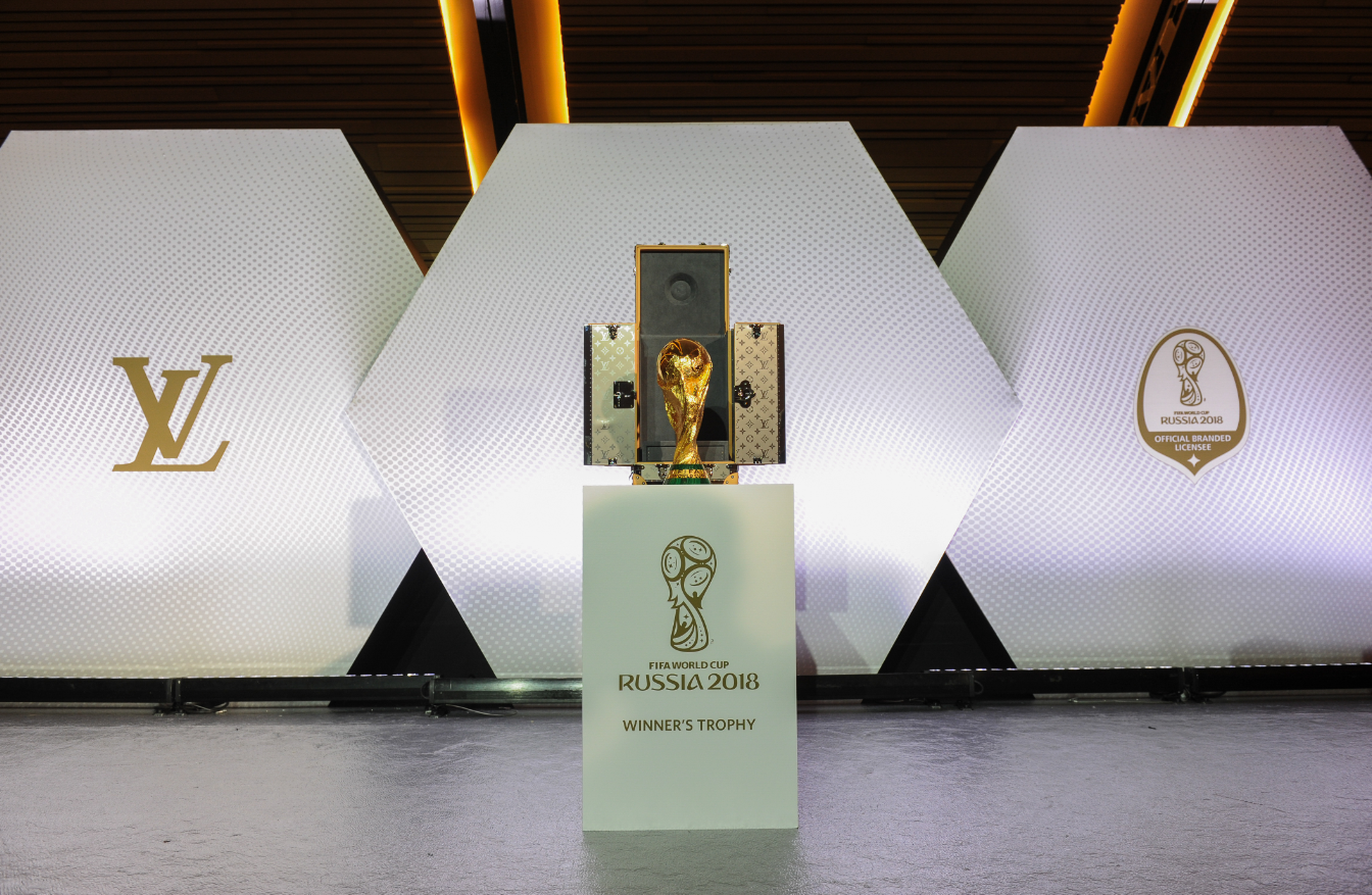 หีบสำหรับใส่ถ้วยรางวัล FIFA World cup 2018
